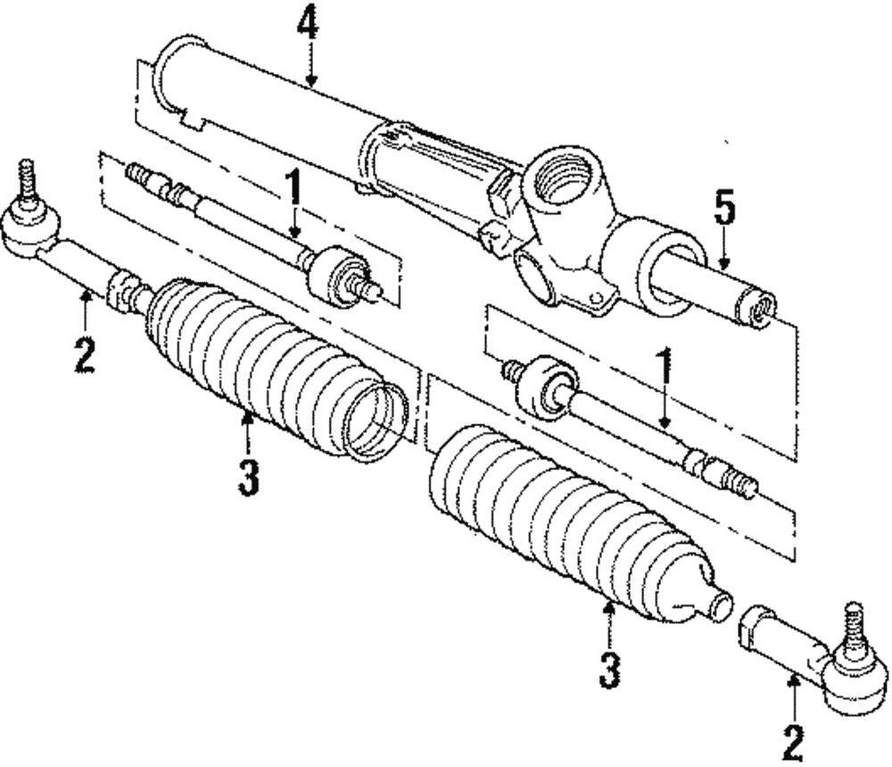 Bota de varilla de dirección interna para Volvo (N/P 270597)