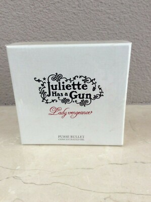 Juliette has a gun Lady Vengeance Purse Bullet Concentrated Oil 4x4 ml. Sealed.