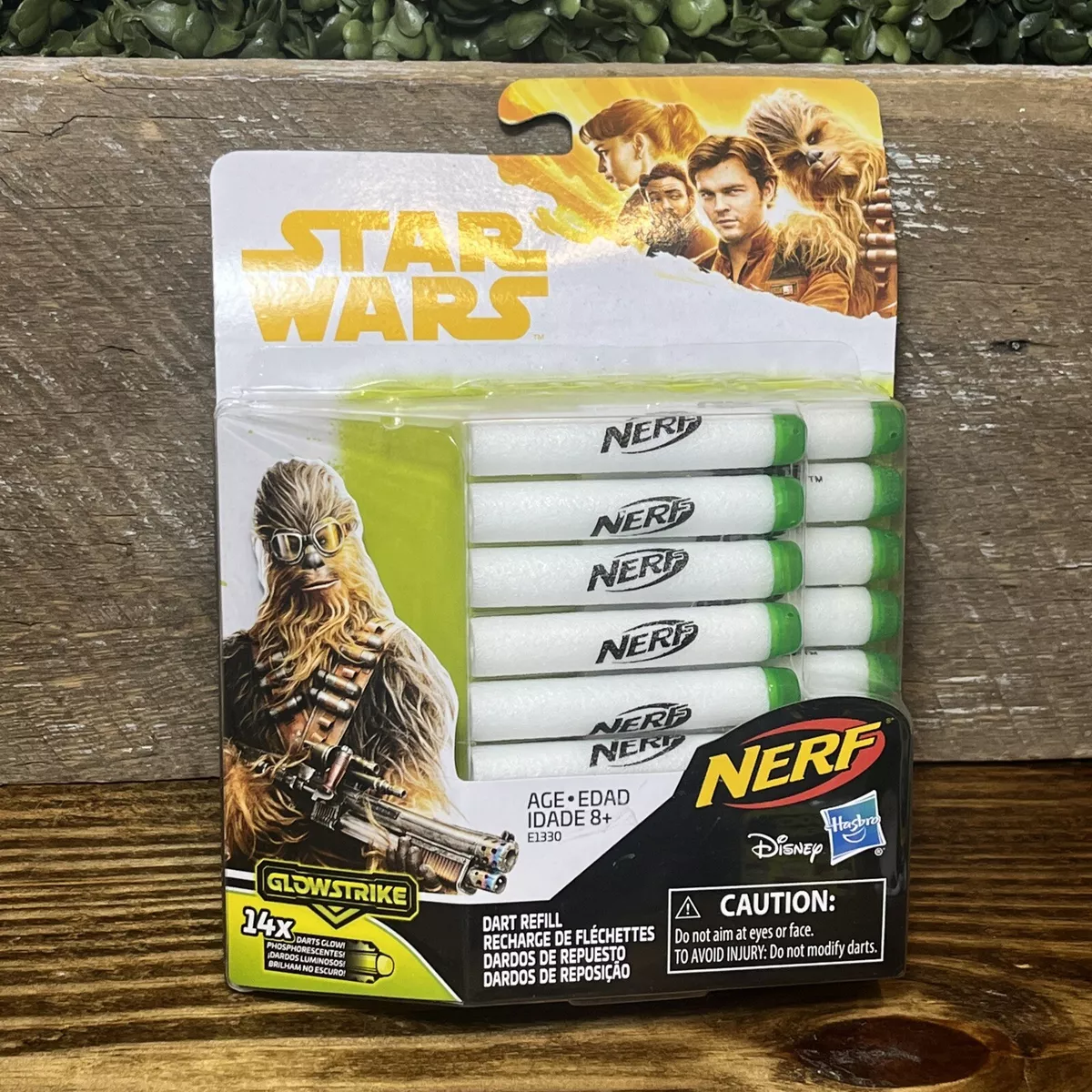 Star Wars NERF GlowStrike Elite Dart Refill Pack 14 darts Glow in Dark NEW