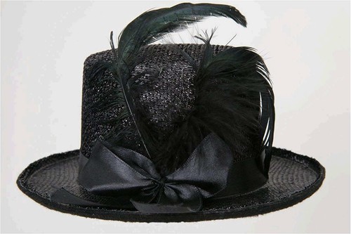 Women's Mini Glitter Top Hat Headband 