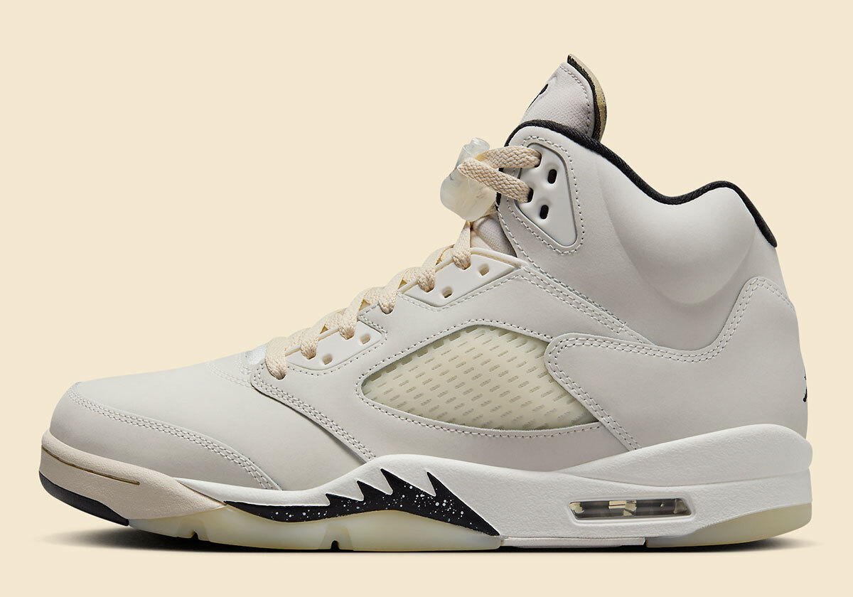 Кроссовки Nike Air Jordan 5 Retro SE Sail Светло-коричневые с кокосовым молоком FN7405-100 sz 8