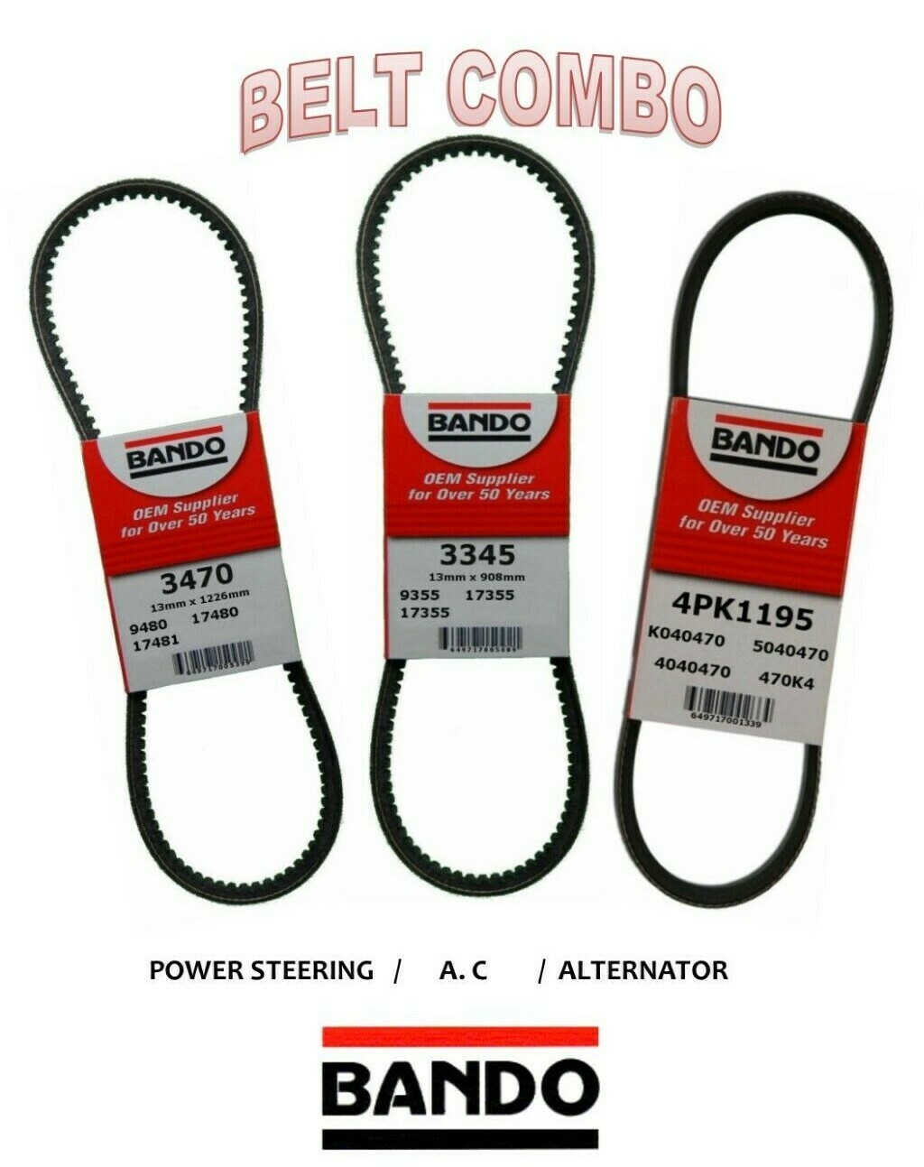 Serpentine Belt - 2001 Toyota Solara | O'Reilly Auto Parts - Foto 9