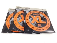 D'addario Guitar Strings 3 Sets Electric EPN110 Pure Nickel