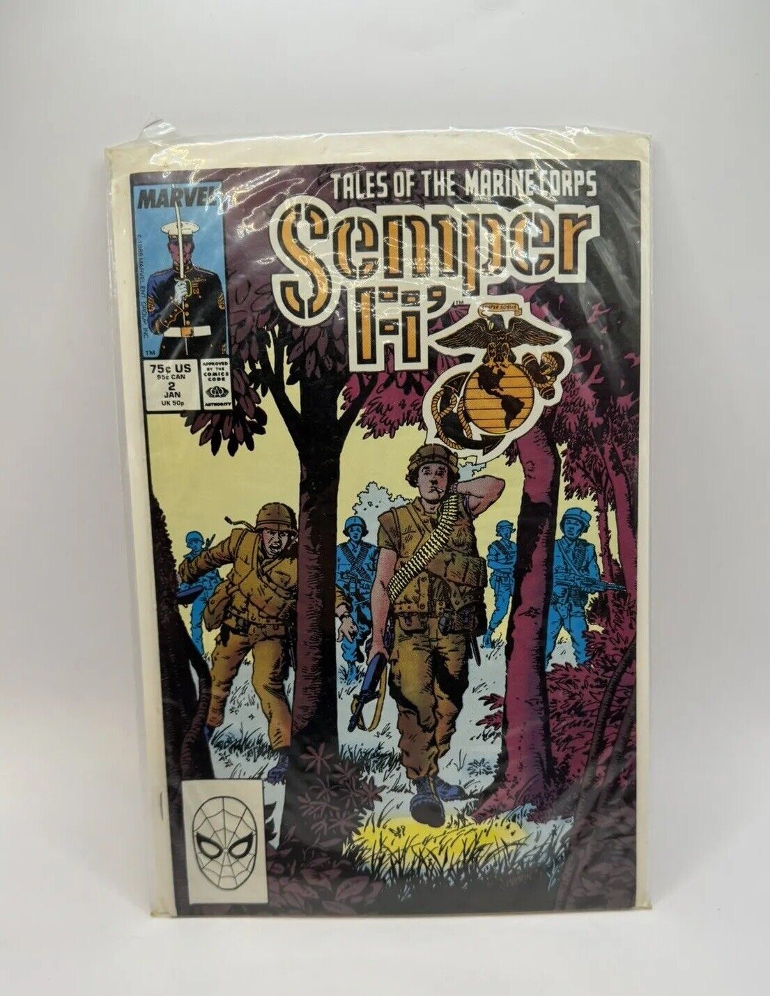 Semper Fi #2 “Tales Of Marine Corps” 1988 Marvel Nm-Mint