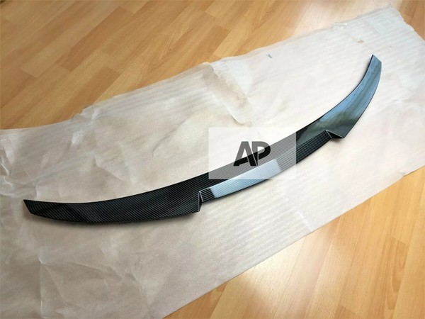 Bmw Serie 4 Gran Coupe F36 Spoiler Stivale Posteriore In Fibra Di Carbonio Stile M4 Kit Ala Labbra-image