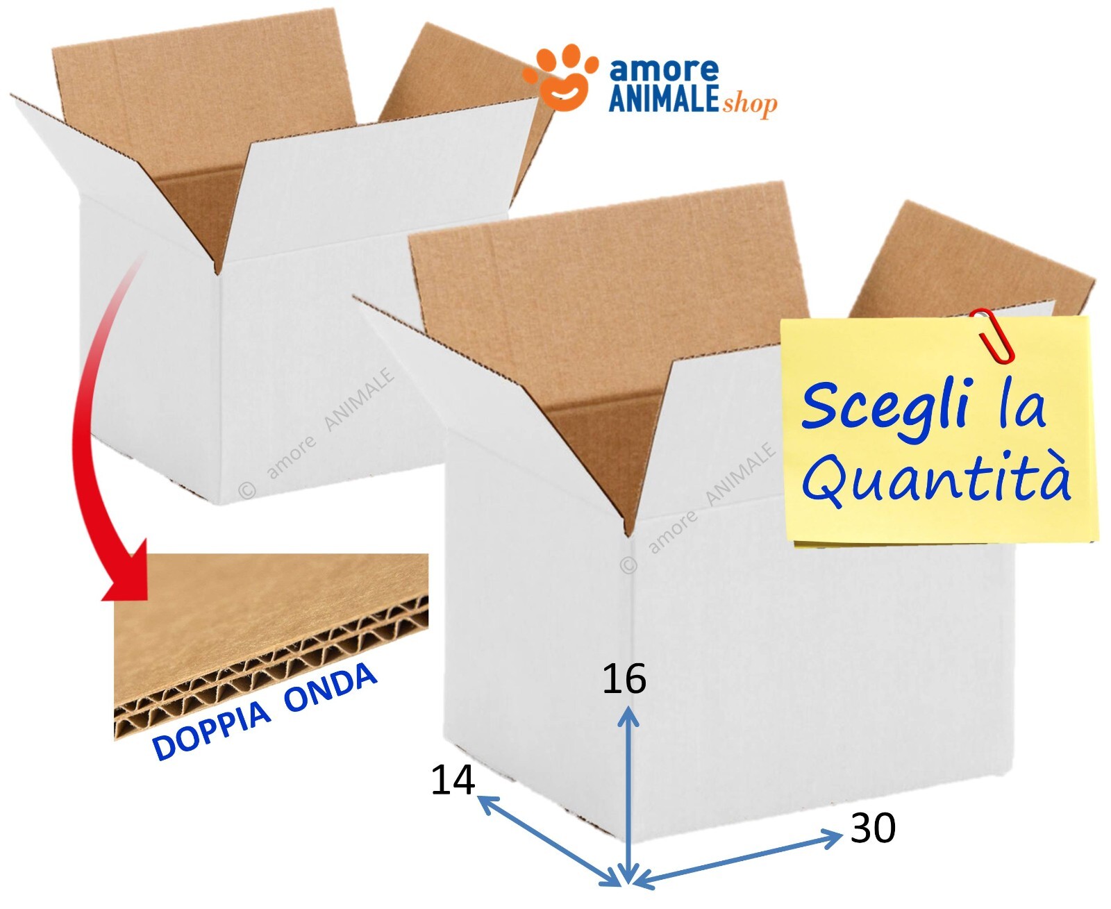 Scatole Affari Tuoi 20 Pezzi 25 SCATOLE DI Cartone Per Spedizione 10X8X3 Imballaggio Corrugato EUR 28,46 - IT Scatole Bianche - Foto 9