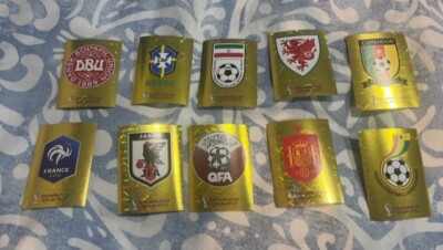 Panini World Cup Qatar 2022 Soccer Stickers - US Version - Gold Hologram