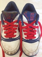 Hummel Zones - Sneakers - No. 35 - White Blue Red with Red Laces