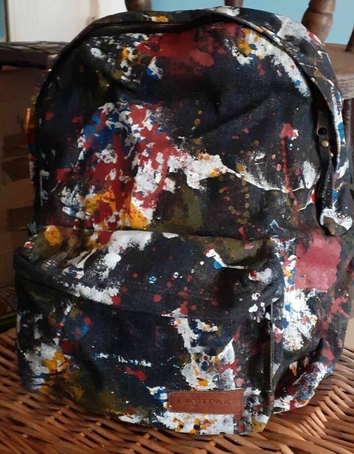 Steken een miljoen Milieuactivist Rare Eastpak DLAB Backpack - "Action Painting" #1 Of 250 | eBay