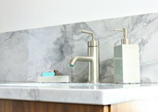 KOHLER Purist K-14402-4A-BN Brushed Nickel Low Arc Single Hole Bathroom Faucet