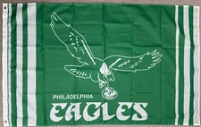 Philadelphia Eagles Throwback 1948 - 1968 Logo 3x5 Ft Flag Banner Single Double