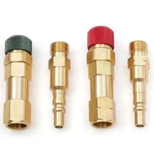 QDB30 Regulator To Hose Quick Connect Fittings Set with Check Valves for Torch
