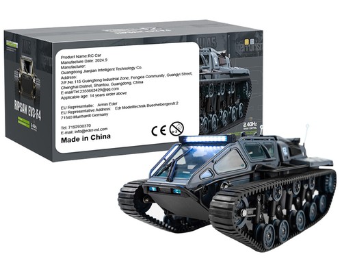 JJRC C8812 1/16 Drift Crawler Vehículo 360° Luz de rotación RC Coche con orugas - Imagen 7 de 27