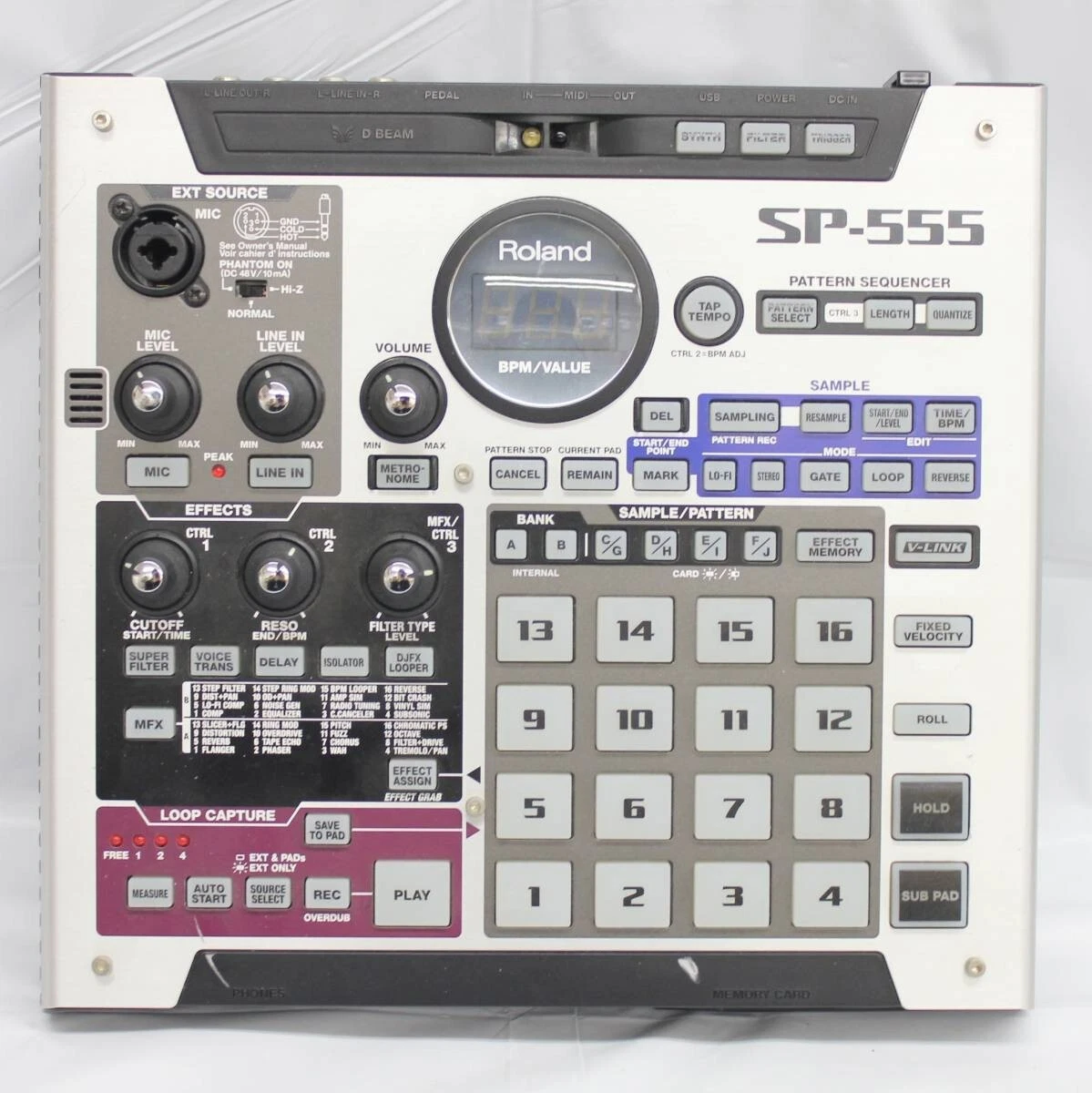 Roland SP-555 サンプラー Amazon | Roland SP-555 デジタル DJ ターンテーブル クリエイティブ