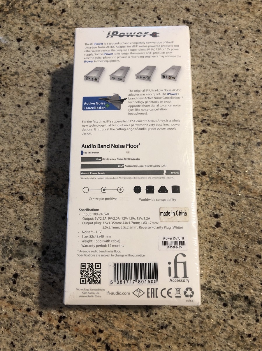 New Boxed iPower ifi 15V 1.2A Audio Power Supply | eBay New Boxed iPower ifi 15V 1.2A Audio Power Supply | eBay