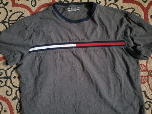 Gray - TOMMY HILFIGER T-SHIRT VINTAGE - Size XL - Picture 2 of 6