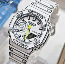 Casio G-Shock GA-2100MNG-7AJR Manga Resin Watch White with Box for
