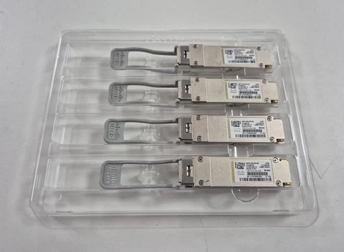 4 x CISCO QSFP-40G-SR-BD. 90 DAY WARRANTY. FREE UK SHIPPING.