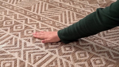 Rugshop Out Door Rugs Distressed Geometric Bohemian Indoor Outdoor Carpet 8x10 - Video 1 of 1