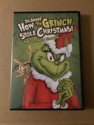 DR. SEUSS'S HOW THE GRINCH STOLE CHRISTMAS (DVD 1966) VGC -NR-WS FAMILY- HOLIDAY