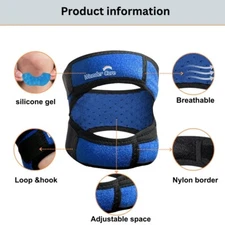 Knee Brace Support Patella Stabilizer Dual Strap Arthritis Tendon Wrap Running!