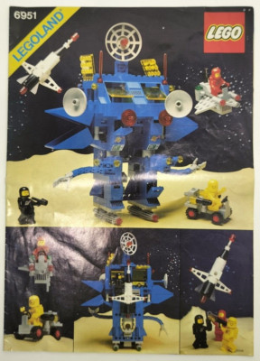 Lego Space Notice - 6951 Robot Command Center - Instruction Booklet Only