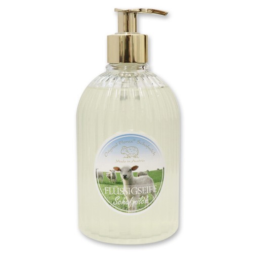 Florex Flüssigseife Schafmilch Spender Pumpflasche - verschiedene Sorten 500ml - Bild 9 von 12