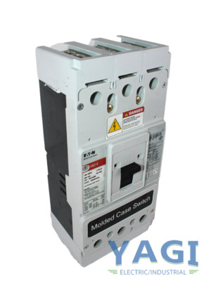 Eaton HKD3400K Molded Case Switch 400A 600V 3P 100kA T186 Type K-Frame