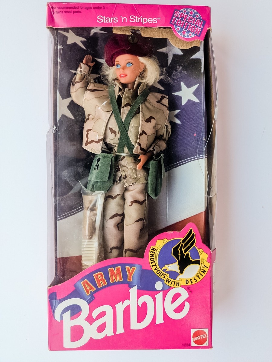 ARMY Barbie/アーミー バービー Army Barbie & Ken Deluxe Set Stars 'n Stripes Special
