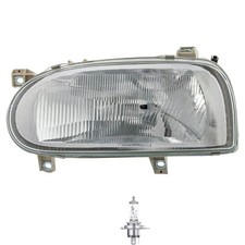 Halogen Scheinwerfer rechts für VW GOLF III 1H1 08.91-07.98 H4 inkl. OSRAM RBN