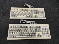  LOT OF 2 Vintage Keyboard Windows 95 168 KB-6868 PS/2 CONNECTION