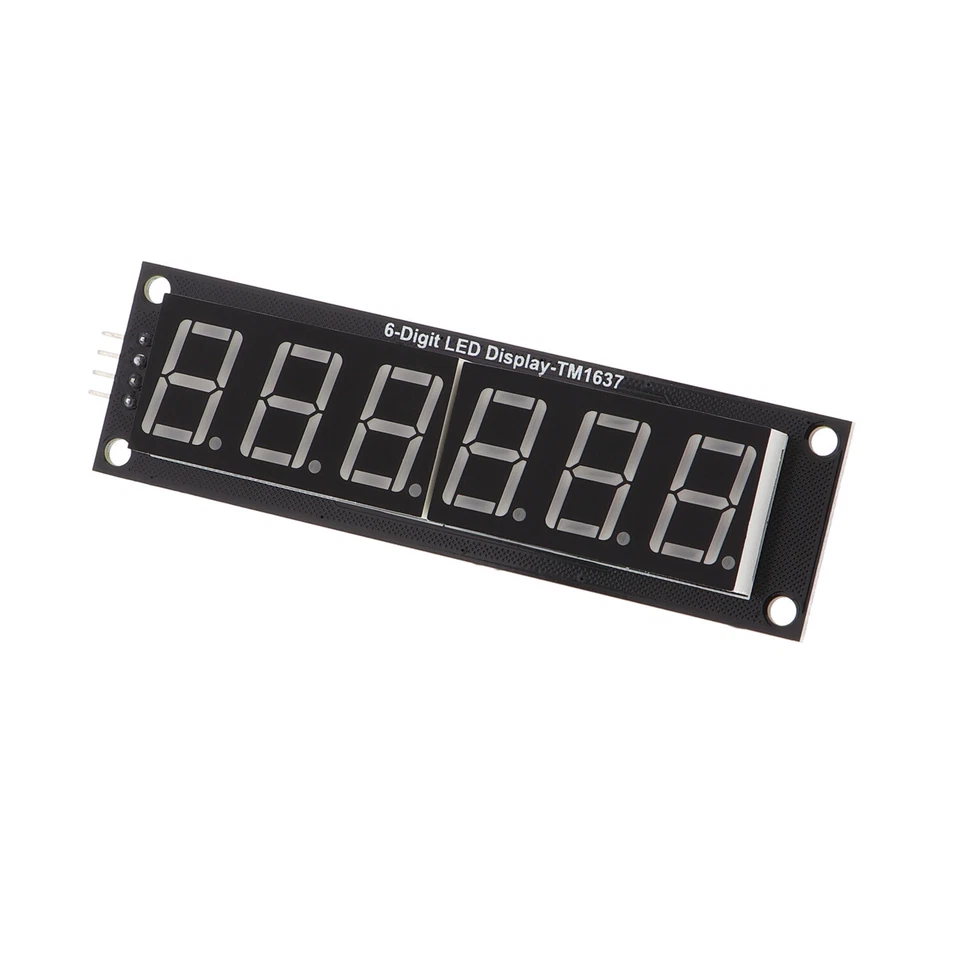 LED Segment Display, 6 Digit, TM1637, 0.56" - 5 Colors  - Image 3 of 4