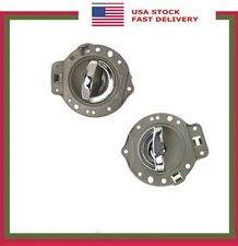 2PCS Inside Door Handle For Jeep Commander Khaki with Chrome Lift 2006-2010