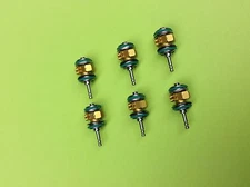 STAR DENTAL 430 TURBINE PUSH BUTTON CERAMIC LOT OF 6 "GOLD SERIES" LUBE FREE 