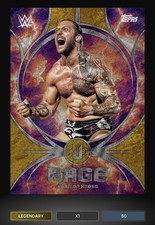 WWE Topps Slam Universe Gold Stone Rage Karrion Kross Legendary /75 {DIGITAL}