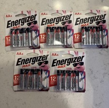 Energizer MAX AA Batteries Double A Alkaline Batteries 4-Pack NEW 5 Packs 