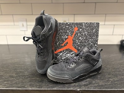 Jordan Spizike Low Black Cat Black/Anthracite Men's Low Top Nubuck FQ1759-001