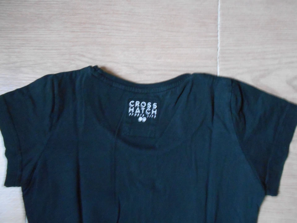 T - Shirt schwarz Gr. Small Cross Hatch - Bild 4 von 4