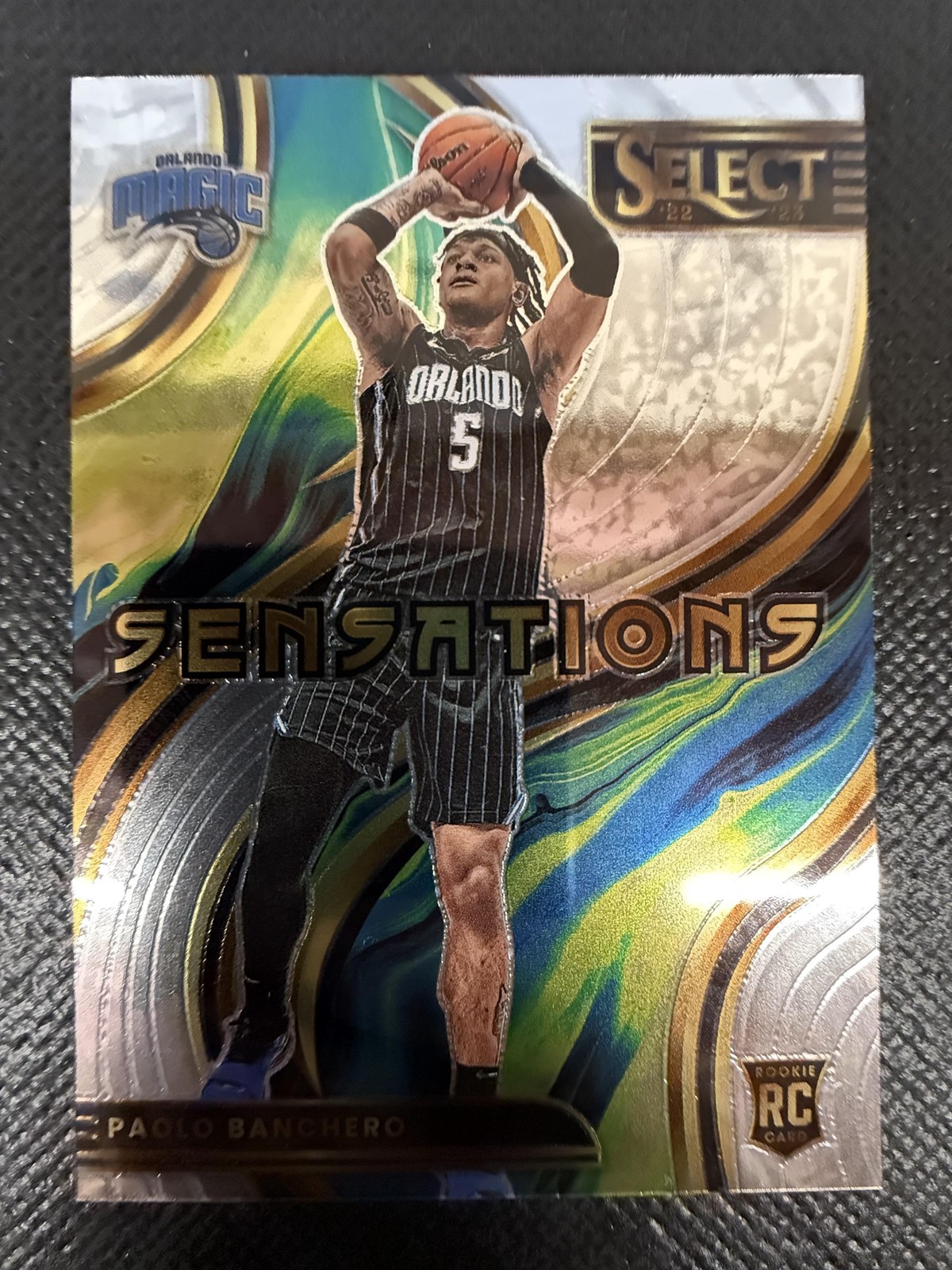 2022-23 Panini Select #17 Paolo Banchero Sensations Orlando Magic