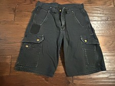 Vintage 90s Men s Size 30 Carhartt Carpenter Shorts Black