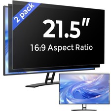  2 Pack 21.5 Inch Computer Privacy Screen Filter for Monitor 16:9 Aspect Rat...