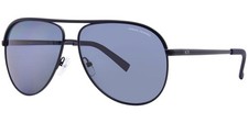 Armani Exchange Polarized Men's Matte Blue Aviator Sunglasses AX2002-60992V-61
