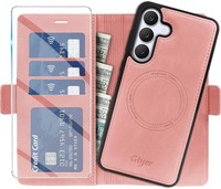 HandyhüLle 2 In 1 Abnehmbare PU Leder Wallet Rosa Mit Standfunktion FüR Galaxy