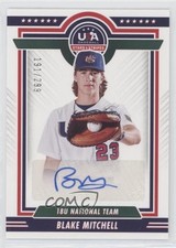 2022 Panini USA Baseball Stars & Stripes Blue Ink /299 Blake Mitchell Auto 0g4
