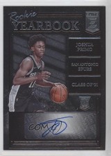 2021-22 Donruss Elite Rookie Yearbook Auto Joshua Primo #RY-JPR Auto 16az