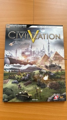 Sid Meier's Civilization V Lösungsbuch / Strategiebuch / Guide ENGLISCH !!!