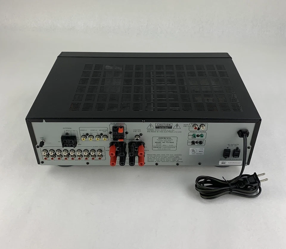 Onkyo TX-906 Quartz Synthesized Tuner Amplifier Stereo Receiver - Image 4 of 4