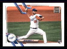 2021 Topps #270 Mitch White RC Los Angeles Dodgers TW4134