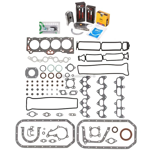 Juego completo de juntas cojinetes anillos aptos para 88-89 Toyota Corolla MR2 Chevrolet Nova 4AGE Foto 2 de 4