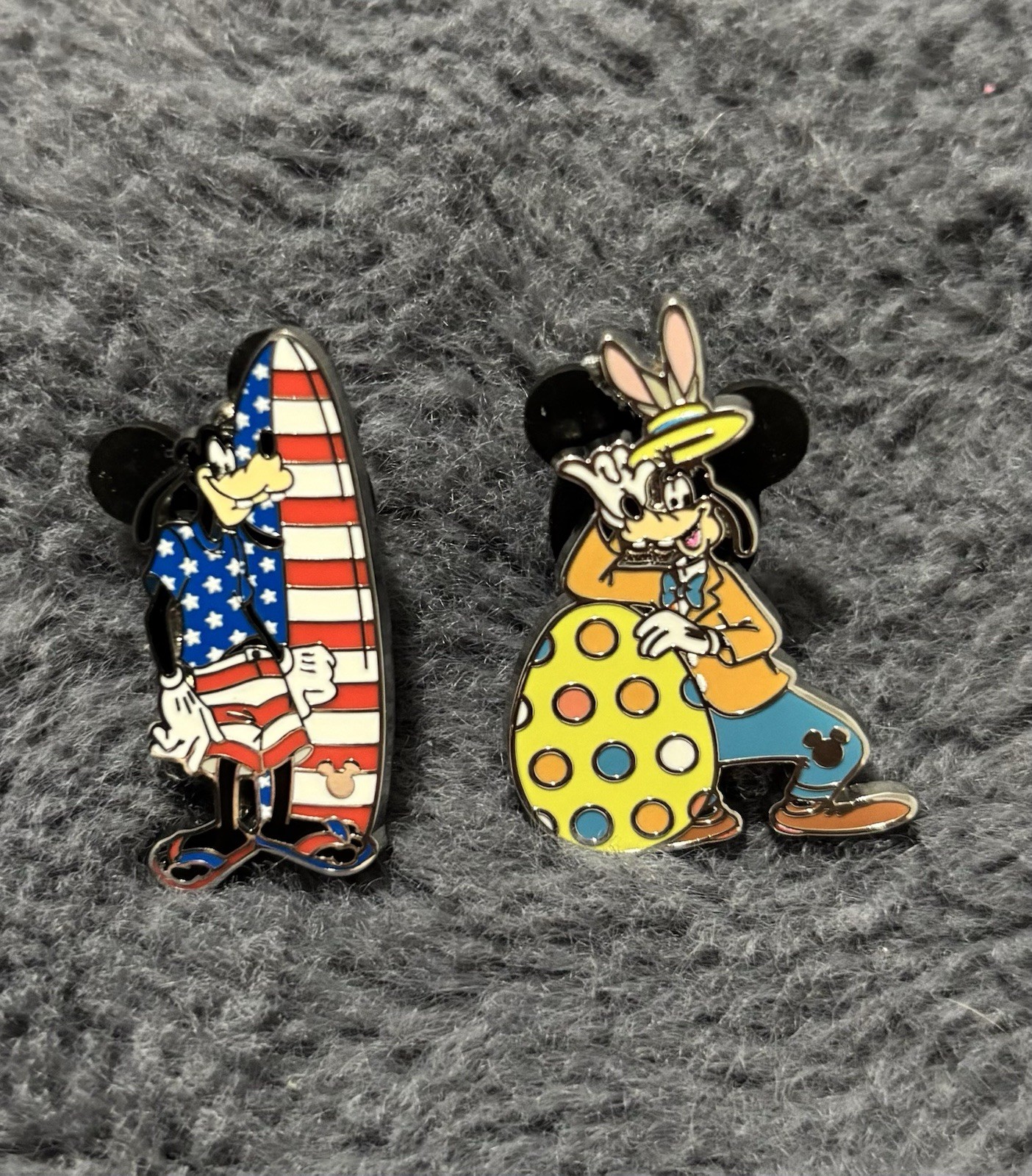 Disney Goofy Independence Day & Easter Mickey Hidden Disney Pin 2025 Disneyland